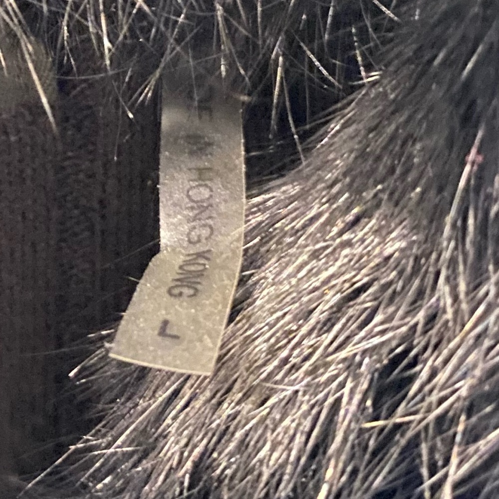 Faux Fur Vest in Black - Picture 6 of 10